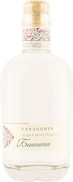 Изображение Водка виноградная 38% Фанагория бианка Фанагория с/б, 0,5 л