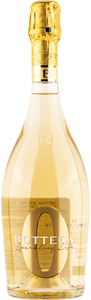 Изображение Вино игристое белое игристое Безалкогольное боттега зеро уайт Боттега с/б, 0,75 л