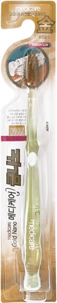 Изображение Зубная щетка средняя Медикеа ионы золота Хендай Энтек п/у, 1 шт