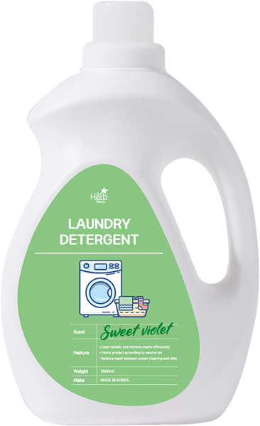 Изображение Средство для стирки жидкое Ауэ херб стори фиалка универсальный Хендай Энтек п/у, 3 л
