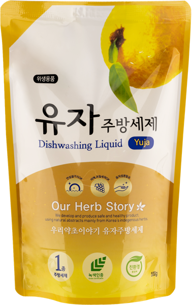 Изображение Средство для мытья посуды Ауэ херб стори юдзу Хендай Энтек п/у, 500 мл