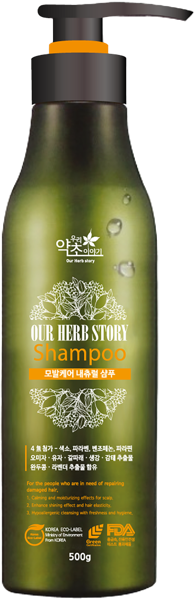 Изображение Шампунь для поврежденн волос Ауэ херб стори витамины С и Е Хендай Энтек п/у, 500 мл