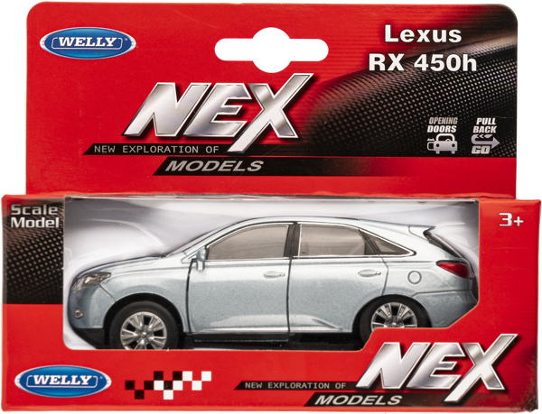 Изображение Машина 1:38 Велли лексус rx 450h Велли Фэктори ЛТД к/у, 1 шт