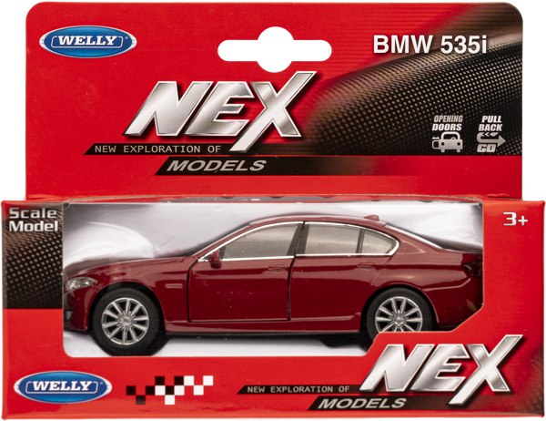 Изображение Машина 1:38 в ассортименте Велли бмв 535i Велли Фэктори ЛТД к/у, 1 шт
