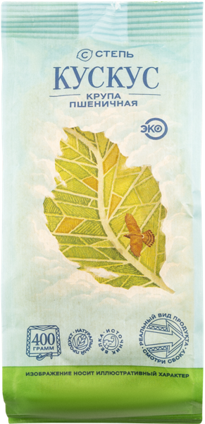 Изображение Крупа Пшеничная Агрохолдинг Степь кускус Инвестпром-Опт м/у, 400 г