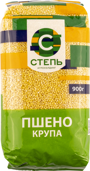 Изображение Крупа пшено шлифованное Агрохолдинг Степь Инвестпром-Опт м/у, 900 г