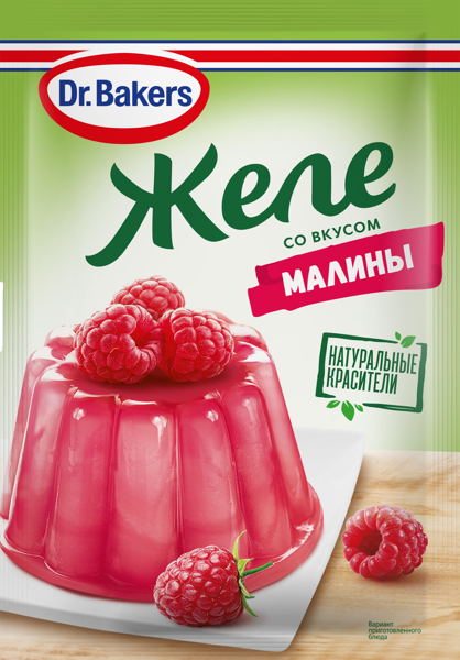 Изображение Желе Др. Бейкерс малина Др. Бейкерс м/у, 45 г