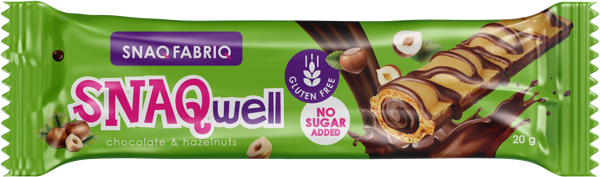 Изображение Батончик вафельный Снэк фабрик шоколадно-ореховая паста Фитнес Фуд м/у, 20 г