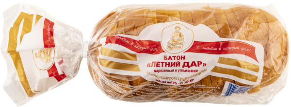 Изображение Батон пшеничный Летний дар нарезной Каравай Кубани м/у, 350 г