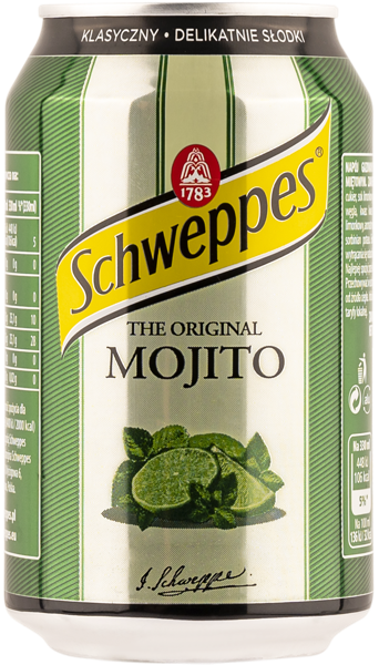 Изображение Напиток газ Швепс мохито Оранжина ж/б, 0,33 л