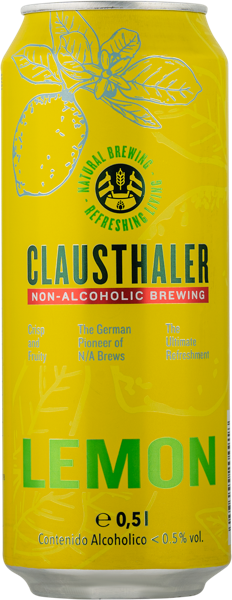 Изображение Пиво безалкогольное 0,5% Клаусталлер лимон Биндинг Брауридж Аг ж/б, 0,5 л