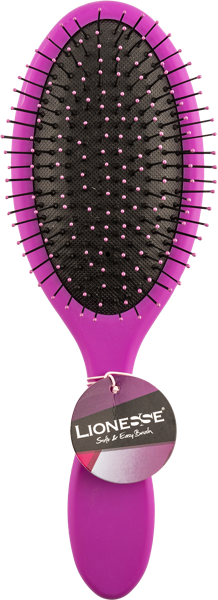 Изображение Расческа для мокрых волос Лайонесс пластиковая Тарко п/у, 1 шт