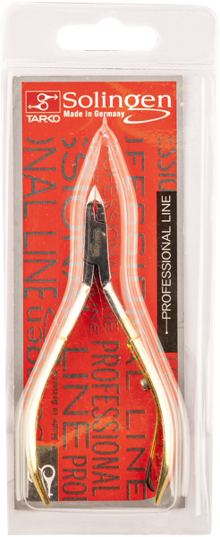 Изображение Кусачки для кутикулы Солинджен золотые стальные Тарко п/у, 1 шт