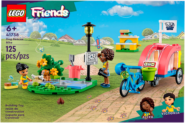 Изображение Конструктор с 6 лет 41738 Лего друзья спас велосипед для собак Лего к/у, 1 шт
