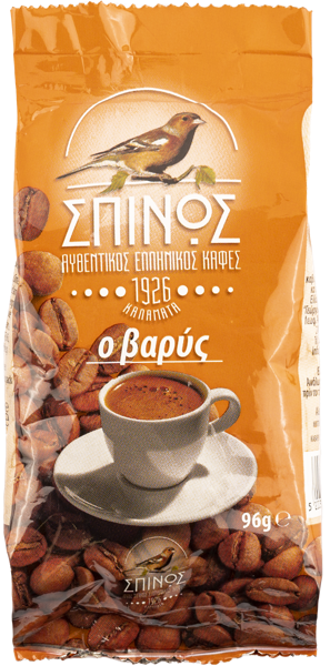 Изображение Кофе молотый Спинос темная обжарка Георгиос Спинос м/у, 96 г