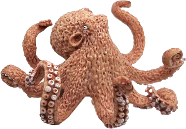 Изображение Фигурка 10,3см Детское время осьминог Морефан Текнолоджи , 1 шт