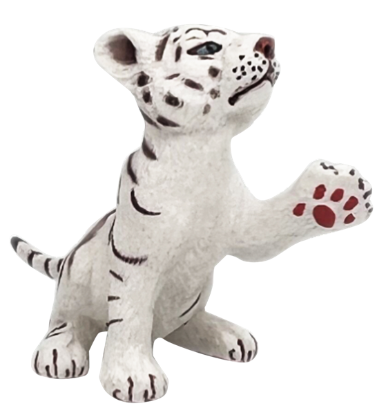 Изображение Фигурка 6,2 см Детское время белый тигрёнок Морефан Текнолоджи , 1 шт