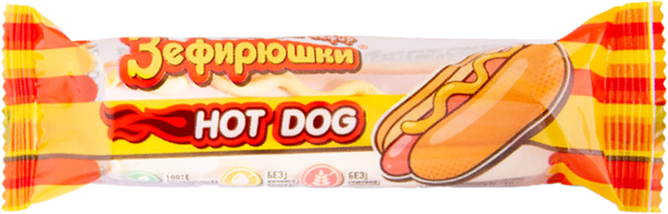 Изображение Зефир воздушный Зефирюшки хотдог Сладкая сказка м/у, 18 г