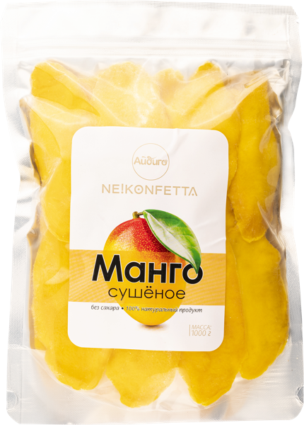 Изображение Сухофрукты сушеные Неконфетта манго Санрайс инс ЛТД м/у, 1 КГ