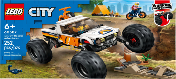 Изображение Конструктор с 6 лет 60387 Лего город приключ на внедорожнике Лего к/у, 1 шт