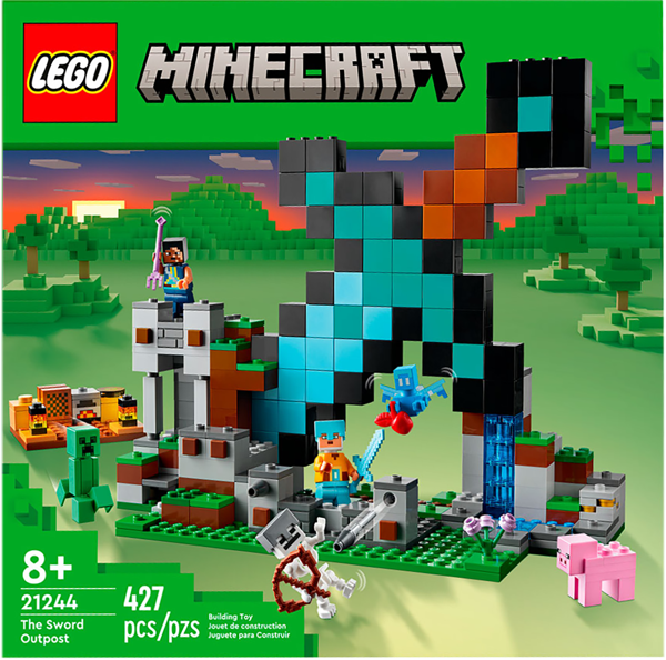 Изображение Конструктор с 8 лет 21244 Лего майнкрафт застава меча Лего к/у, 1 шт