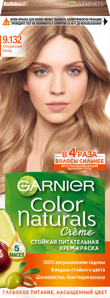 Изображение Краска для волос Колор нэйчралс натуральный блонд №9.132 Лореаль к/у, 1 шт
