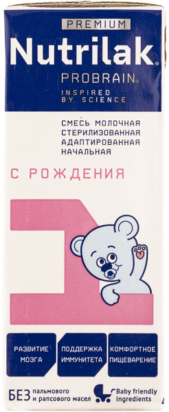 Изображение Смесь с рождения Нутрилак Премиум 1 молочная Инфаприм т/п, 200 г