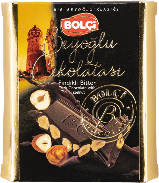 Изображение Шоколад темный 70% Болчи цельный лесной орех Болчи Чиколата кор, 60 г