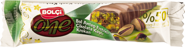 Изображение Батончик в молочном шоколаде Болчи с фисташкой Болчи Чиколата кор, 30 г