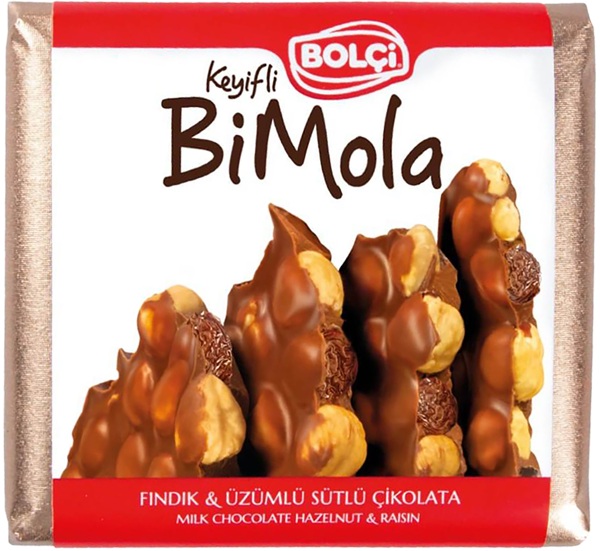 Изображение Шоколад молочный Болчи лесной орех изюм Болчи Чиколата кор, 70 г
