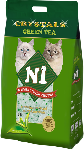Изображение Наполнитель силикагелевый №1 Кристалс грин ти Новые Технологии м/у, 5 л