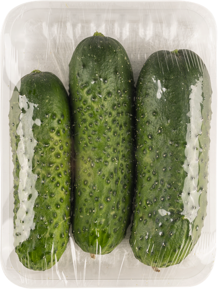 Изображение Овощ короткоплодный местный огурец корнишон  подложка, 300 г