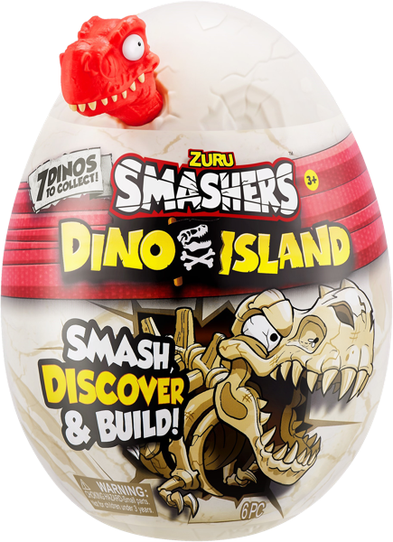 Изображение Игрушка сюрприз в яйце нано Зуру смешерс дино айлэнд со слаймом Зуру п/у, 1 шт