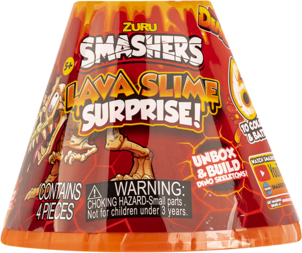 Изображение Игрушка сюрприз Зуру смешерс мега лава слайм вулкан Зуру п/у, 1 шт