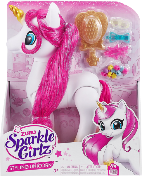 Изображение Набор игровой Спаркл гёлс единорог с аксессуарами Зуру п/у, 1 шт