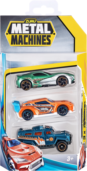 Изображение Машина 1:64 Метал машинс Зуру к/у, 3 шт