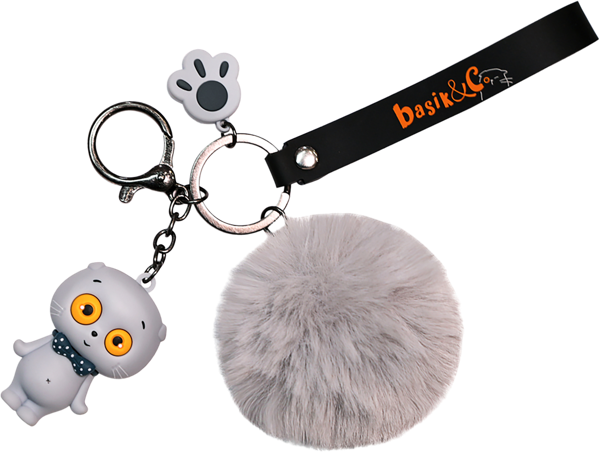 Изображение Брелок для ключей Будибаса басик с подвесом лапка Джи энд Би , 1 шт