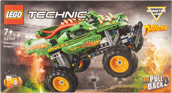 Изображение Конструктор с 7 лет 42149 Лего техник монстр-трак дракон Лего к/у, 1 шт