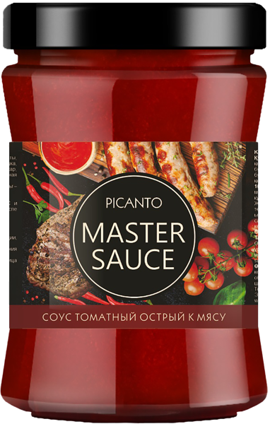 Изображение Соус томатный для мяса Сибирская ягода пиканто острый САВА ТПК с/б, 280 г