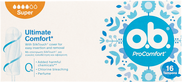 Изображение Тампоны супер Оби про комфорт Джонсон и Дж к/у, 16 шт