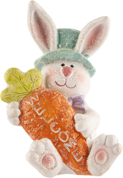 Изображение Фигурка 8,5*13см Лефард кролик с морковкой Лефард , 1 шт