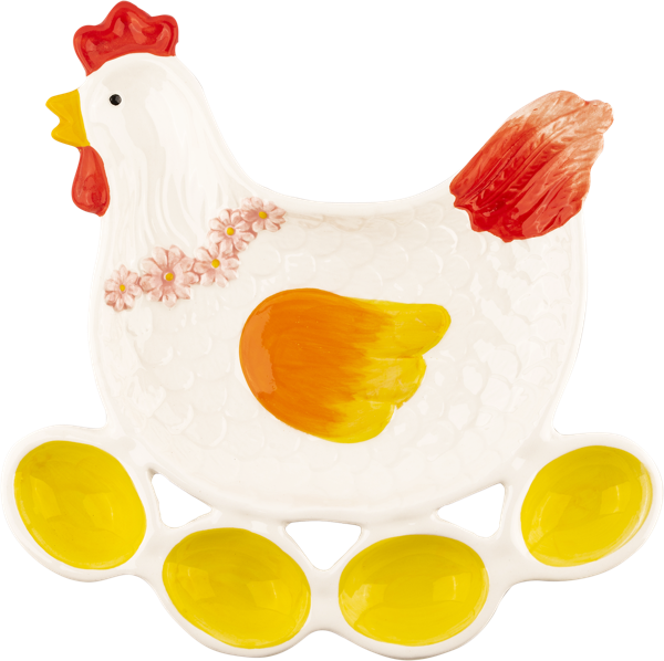 Изображение Блюдо 26*25см для кулича и яиц Лефард курочка Лефард , 1 шт