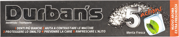 Изображение Зубная паста от кариеса Дюрбанс 5 действий Содалис Груп к/у, 75 мл