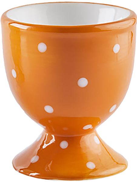 Изображение Подставка для яйца керамика Домашняя кухня цветная в точку Домашняя кухня кор, 1 шт