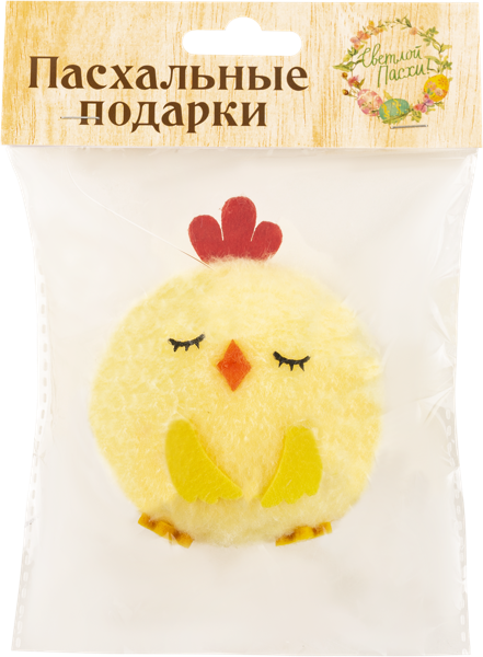Изображение Сувенир Пасхальный Домашняя кухня желтый цыпленок Домашняя кухня м/у, 1 шт