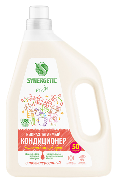 Изображение Кондиционер для белья Синергетик БИО магическая орхидея Синергетик п/у, 1,5 л