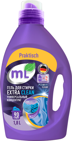 Изображение Средство для стирки жидкое Майн либе экстра клин универсальное Агроконтинент-52 п/у, 1,8 л