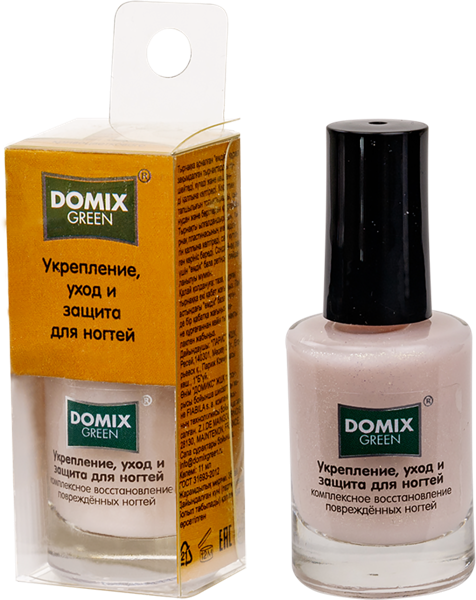 Изображение Лак для защиты ногтей Домикс грин укрепление и уход Парис ООО к/у, 11 мл