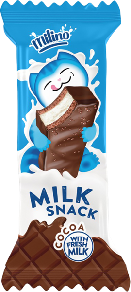 Изображение Пирожное бисквитное Милино с цельным молоком ТиЭсСи Фуд Продактс м/у, 30 г
