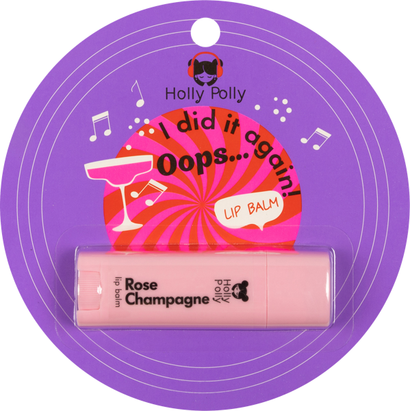 Изображение Бальзам для губ Холли полли розовое шампанское 4,8г Галант Косметик - М п/у, 1 шт